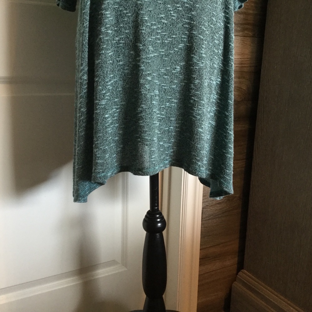 Turquoise Knit Tunic - Picture 3 of 5